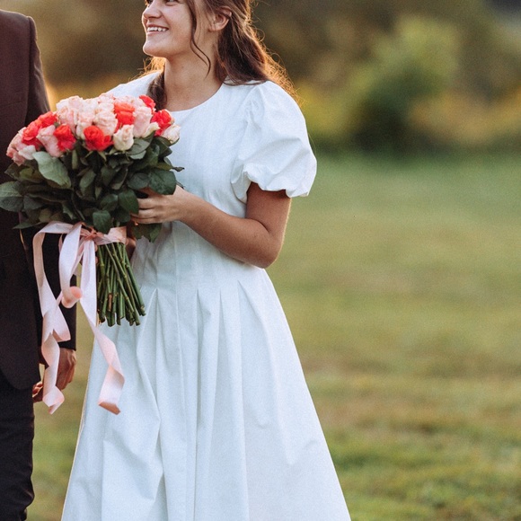 Anthropologie Eri + Ali white dress - Picture 2 of 6